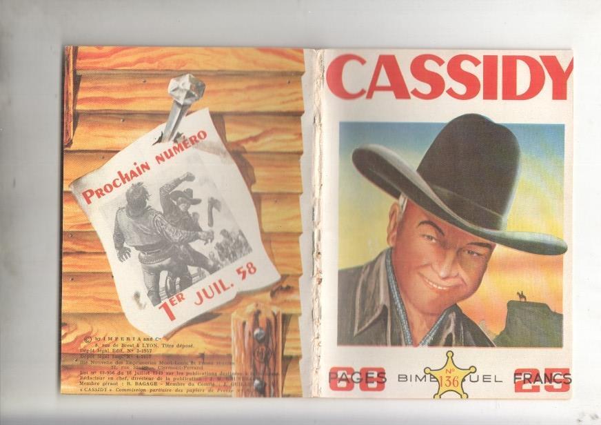 Cassidy numero 136: Hopalong Cassidy: heros de comanche Bridge