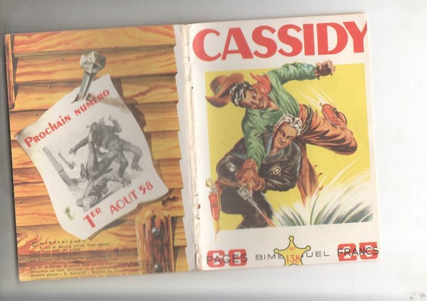 Cassidy numero 138: Hopalong Cassidy: la piste de L'aigle Blanc