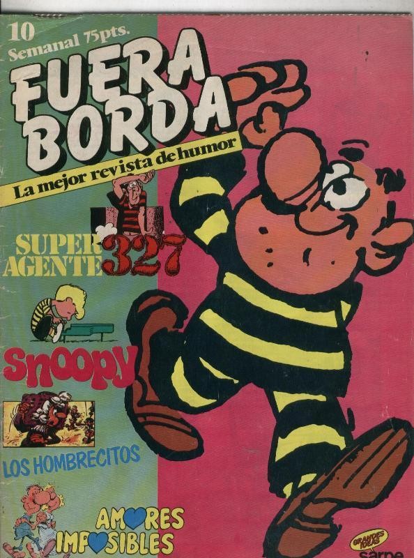 Fuera Borda numero 10: Super Agente 327 (numerado 2 en trasera)