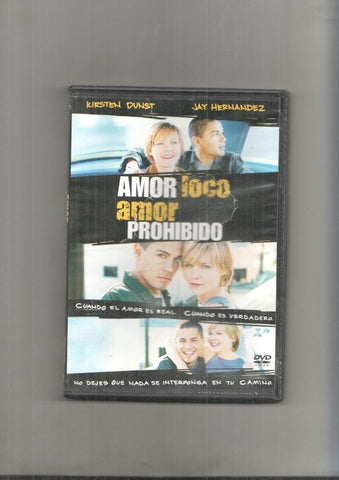 DVD pelicula: Amor loco, amor prohibido cib Kirsten Dunst y Jay Hernandez