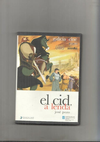 DVD pelicula: El Cid, a lenda (audio galego). Galicia de Cine 12. Director: Jose Pozo