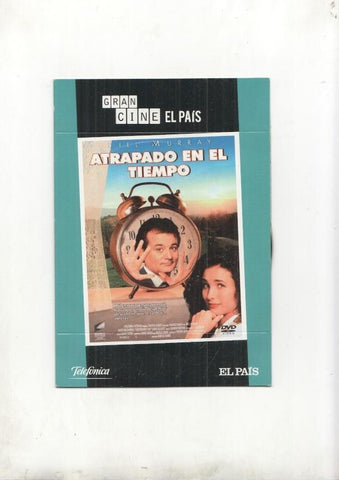 DVD pelicula: Atrapado en el tiempo, film de Harol Ramis con Bill Murray, Andie MacDowell. Gran Cine El Pais