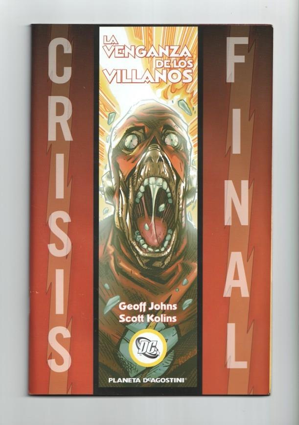 Planeta: Crisis Final: La venganza de los villanos (cello cubierta trasera cubriendo raja)
