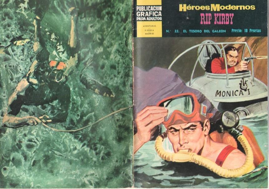 Dolar: Heroes modernos 2a epoca numero 22: Rip Kirby: el tesoro del galeon