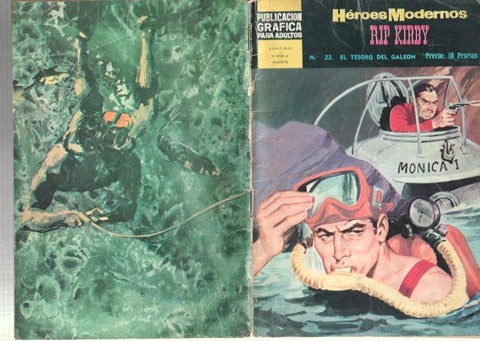 Dolar: Heroes modernos 2a epoca numero 22: Rip Kirby: el tesoro del galeon