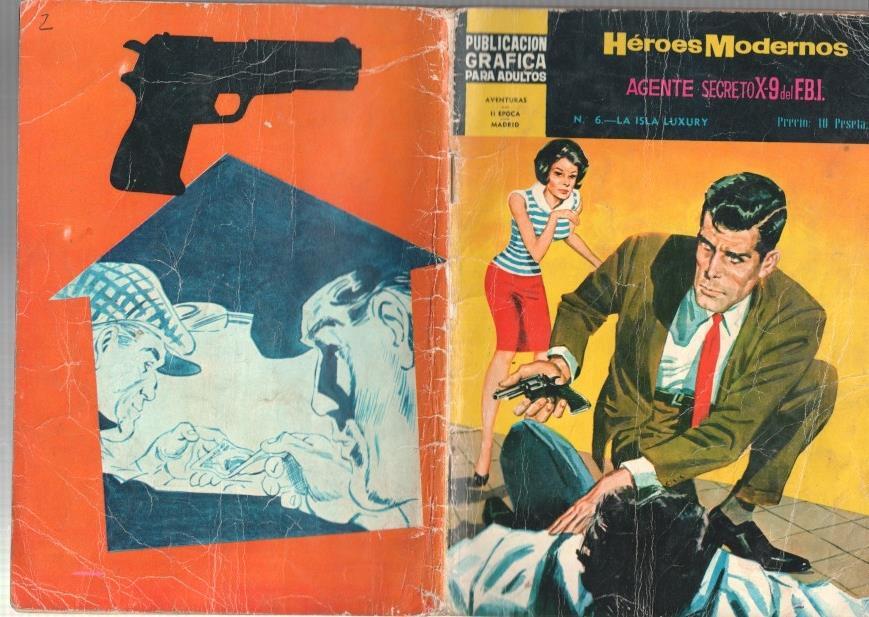 Dolar: Heroes modernos 2a epoca numero 06: Agente Secreto X9 del FBI (numerado 2 en trasera)