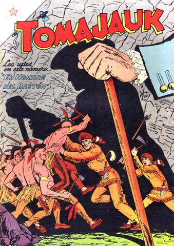 Poster DIN 4 numero 0598: Tomajauk cubierta numero 07: El hombre del baston