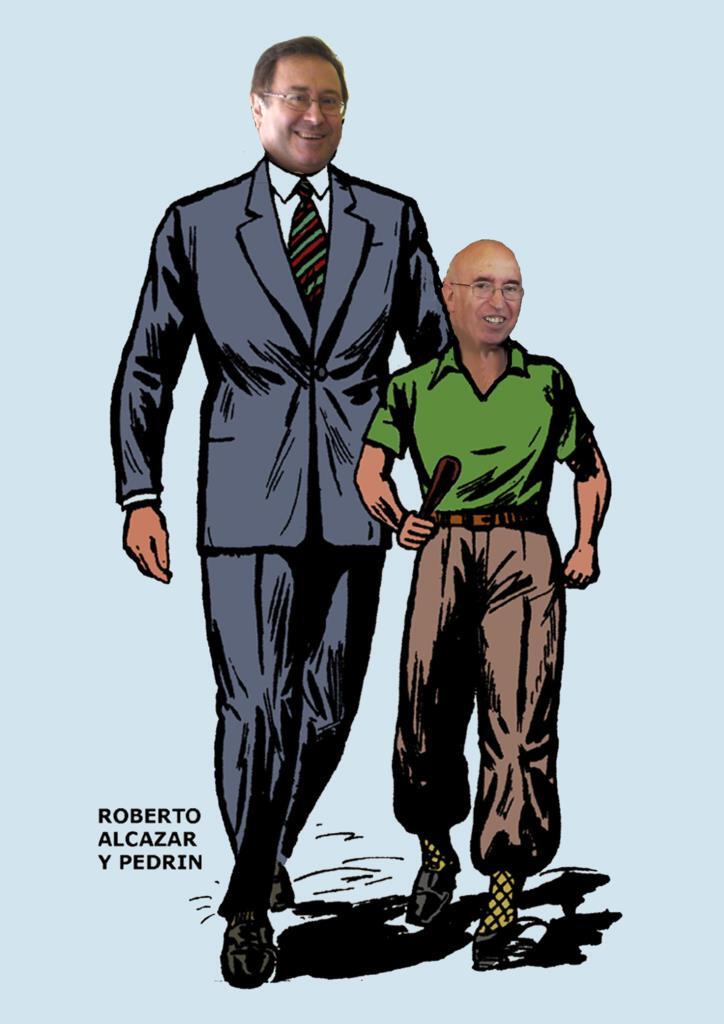 Poster DIN 4 numero 0777: Roberto Alcazar y Pedrin version 2021