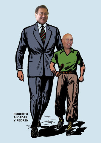 Poster DIN 4 numero 0777: Roberto Alcazar y Pedrin version 2021