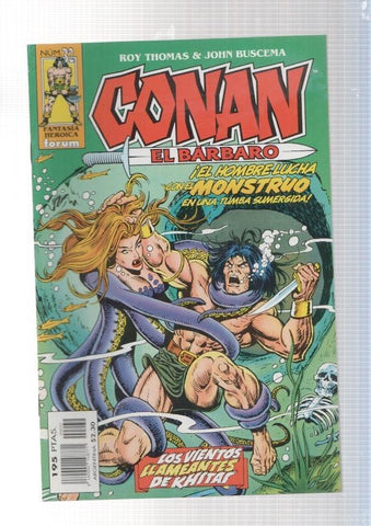 Planeta: Conan el barbaro numero 32: Los vientos llameantes de Khitai