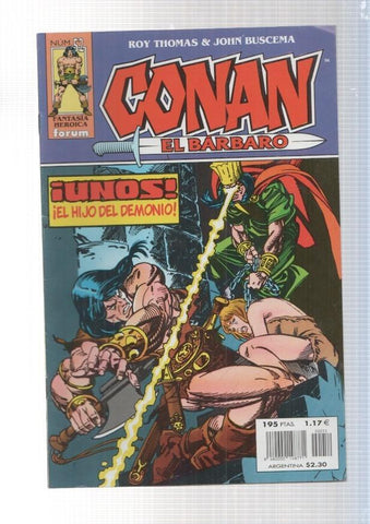 Planeta: Conan el barbaro numero 52: El hombre nacido del demonio