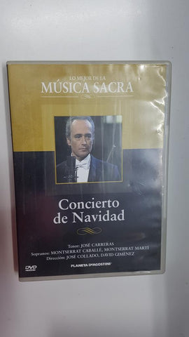 DVD Musica: Conciento de Navidad. Lo mejor de la Musica Sacra. Tenor Jose Carreras