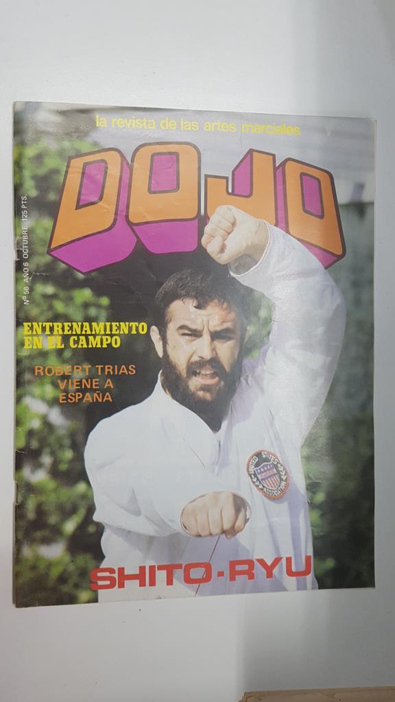 Revista: Dojo num 56 año 6 octubre. Revista Artes Marciales. Algunos de los articulos que incluye: Buscando en las raices del Shito Ryu, Armas de auto-defensa: El kama