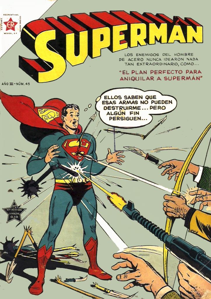 Poster DIN 4 numero 0618: Superman cubierta numero 45  