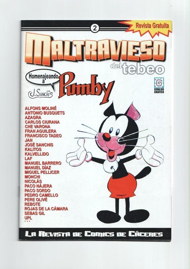 Fanzine: Maltravieso del comic numero 2: Homenaje a Pumby