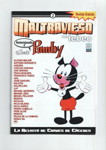 Fanzine: Maltravieso del comic numero 2: Homenaje a Pumby