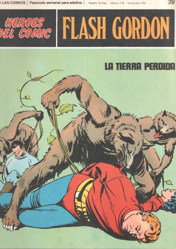 Flash Gordon de Burulan numero 039: La tierra perdida