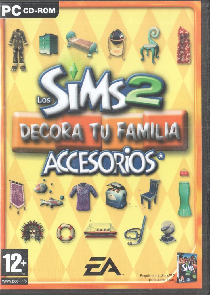 Juego PC-CD: Los Sims 2 Decora tu familia Accesorios (necesario el juego Sims 2 para poder jugar)