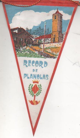 Banderin E00176: Banderin Record de Planolas