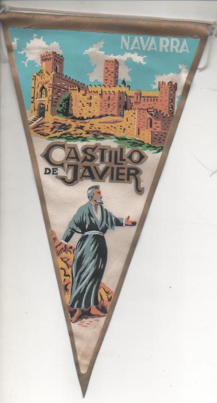 Banderin E00133: Banderin Castillo de Javier, Navarra