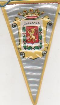 Banderin E00215: Banderin Escudo Zsragoza