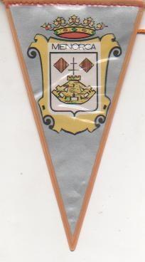 Banderin E00194: Banderin Escudo  Menorca