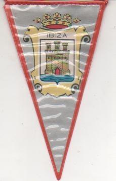 Banderin E00200: Banderin Escudo Ibiza