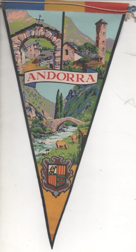 Banderin E00122: Banderin  de Andorra