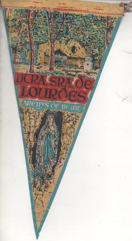 Banderin E00121: Banderin Nuestra Señora de Lourdes, Arenys de Munt