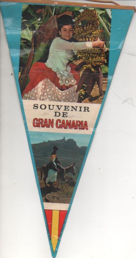 Banderin E00076: Banderin Souvenir de Gran Canaria