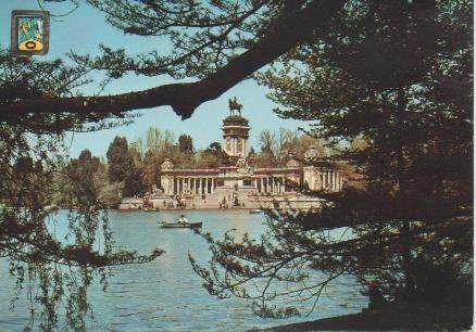 Postal E04019: Estanque del Retiro, Madrid