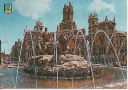 Postal E04020: La Cibeles y Palacio de Comunicaciones
