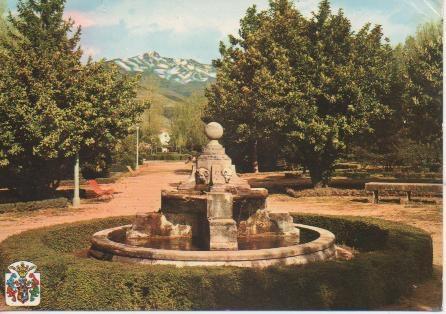Postal E04064: Un rincón del Parque, Hervas