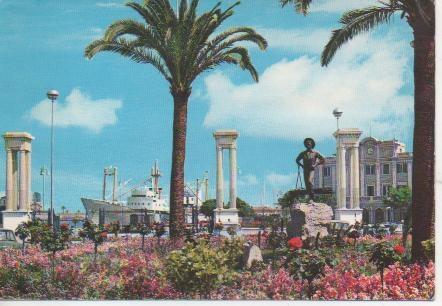 Postal E03966: Plaza de Queipo de Llano, Malaga
