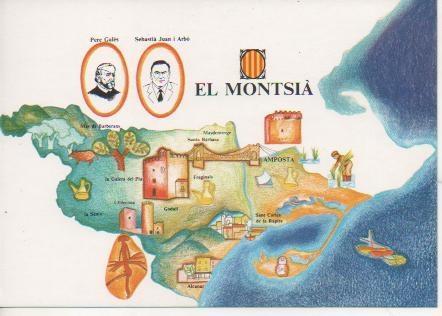 Postal E03961: Comarca El Montsià
