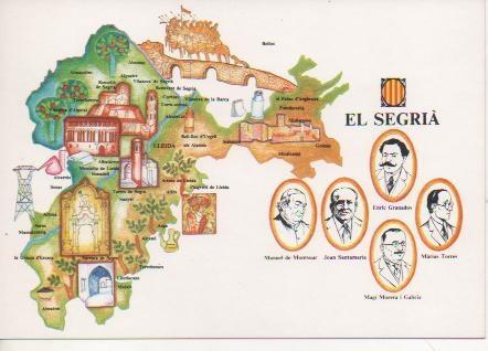 Postal E03958: Comarca El Segrià