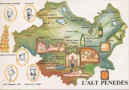 Postal E03951: Comarca L'Alt Penedès