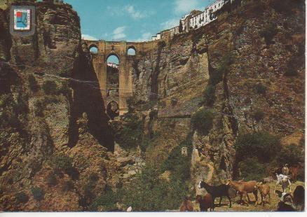 Postal E03998: Puente Nuevo sobre el Tajo, Ronda