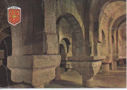 Postal E04000: Cripta Carolignia-Monasterio de Leyre, Navarra