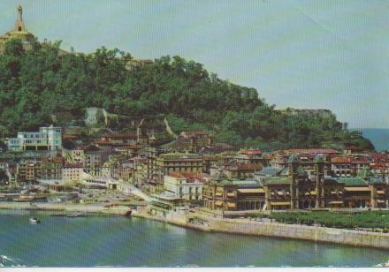 Postal E04007: Ayuntamiento. Club Nautico y Urgull, San Sebastián