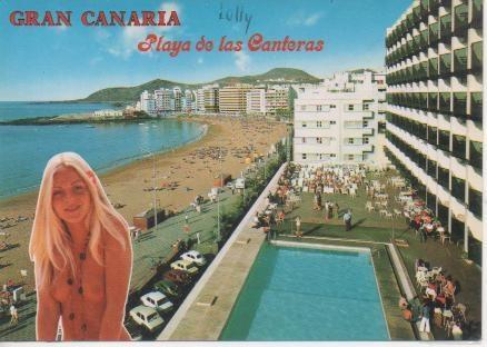 Postal E03982: Playa de las Canteras, Las Palmas de Gran Canaria