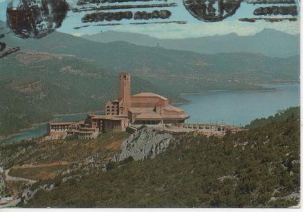 Postal E03990: Vista General del Santuario Torreciudad, Huesca