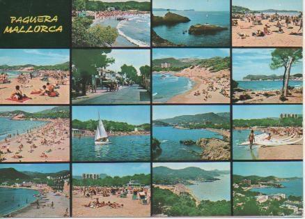 Postal E04183: Imágenes de Paguera, Mallorca