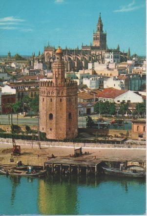 Postal E04160: Vista de Sevilla