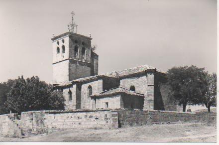 Postal E04220:Postal B/N  Iglesia de Santa María. Salas de los Infantes, Burgos