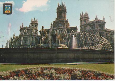 Postal E04199: La Cibeles y Palacio de Comunicaciones, Madrid