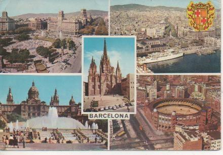 Postal E04108: Imágenes de Barcelona
