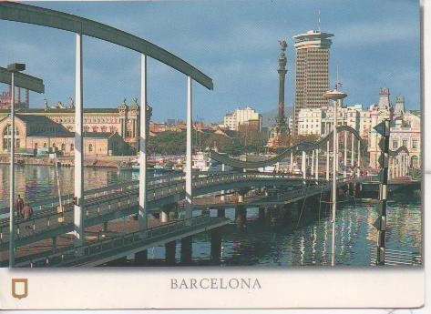 Postal E04102: Rambla de Mar, Barcelona