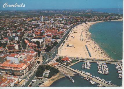 Postal E04115: Vista Aérea de Cambrils, Costa Daurada