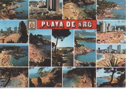 Postal E04090: Imágenes Platja d'Aro, Costa Brava